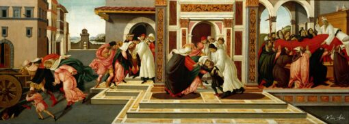 Dernier miracle et mort de saint Zénobe – Sandro Botticelli Sandro Botticelli