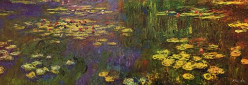 Détail des nénuphars de Monet au Musée de l’Orangerie à Paris – Claude Monet Claude Monet