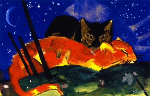 Deux chats – Franz Marc Franz Marc