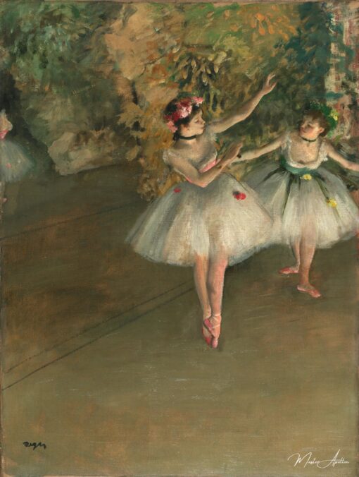 Deux danseurs sur scène – Edgar Degas Edgar Degas