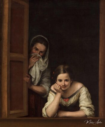 Deux femmes à une fenêtre – Bartolomé Esteban Murillo Bartolomé Esteban Murillo