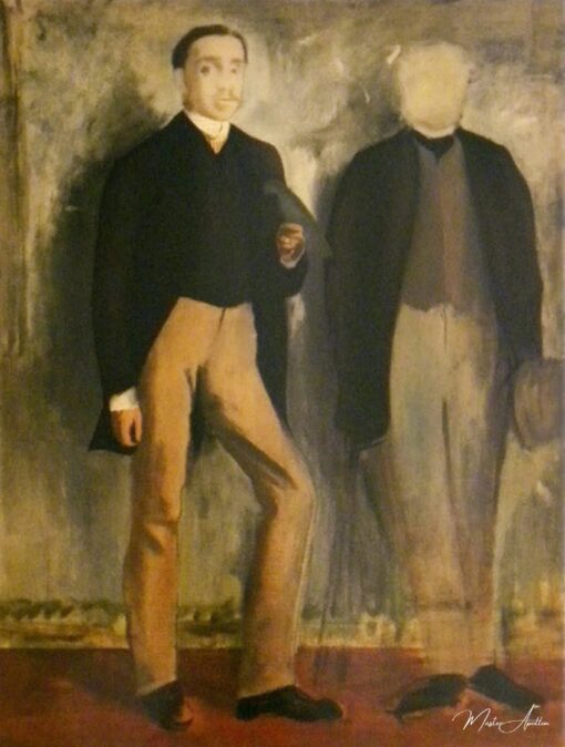 Deux hommes en pied – Edgar Degas Edgar Degas