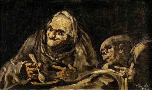 Deux vieux hommes qui mangent – Francisco de Goya Francisco de Goya