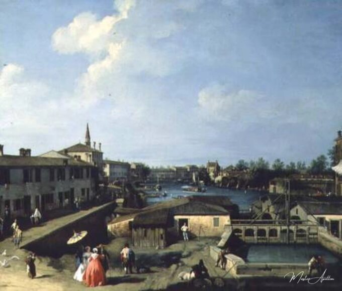Dolo sur la Brenta – Canal Giovanni Antonio Giovanni Antonio Canal