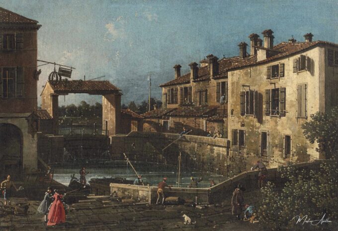 Écluse du canal de Brenta à Dolo – Giovanni Antonio Canal Giovanni Antonio Canal