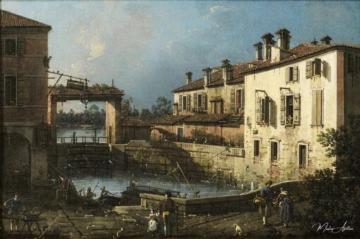 Écluse près de Dolo – Canal Giovanni Antonio Giovanni Antonio Canal 2