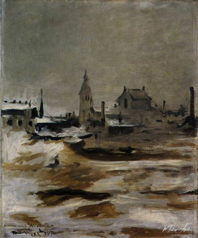 Effet de neige à Petit-Montrouge – Edouard Manet Édouard Manet