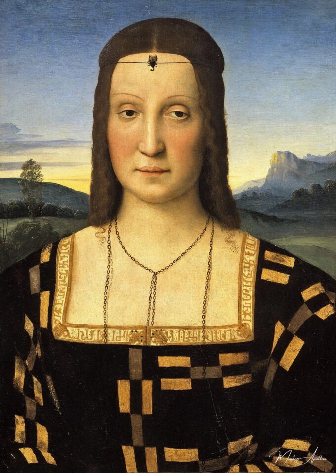 Elisabetta Gonzague – Raphaël (peintre) Raffaello Sanzio (Raphaël)