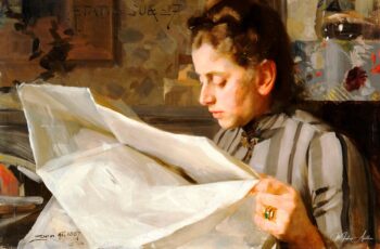 Emma Zorn lisant, 1887 – Anders Zorn Anders Zorn