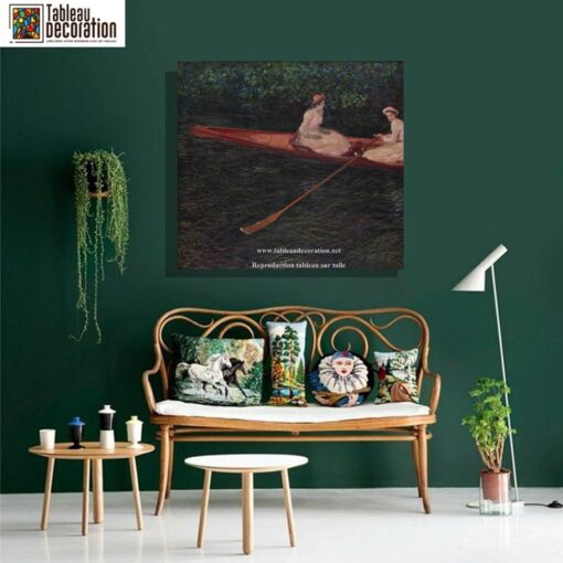 En canot sur l’Epte – Tableau Monet Claude Monet 3