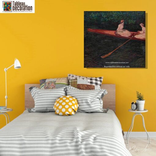 En canot sur l’Epte – Tableau Monet Claude Monet 5