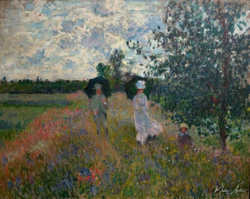 En promenade près d’Argenteuil – Claude Monet Claude Monet