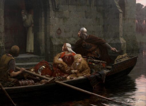 En temps de péril – Edmund Leighton Edmund Leighton