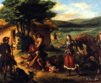 Erminia chez les bergers – Eugène Delacroix Eugène Delacroix