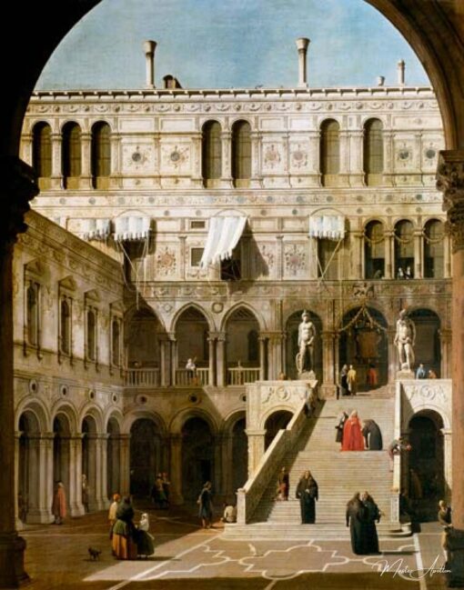 Escalier des géants, 1765 – Giovanni Antonio Canal Giovanni Antonio Canal 2