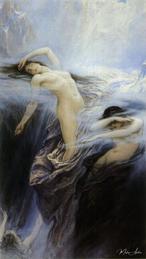 Étude à l’huile pour Clyties de Mist – Herbert Draper Herbert Draper 2