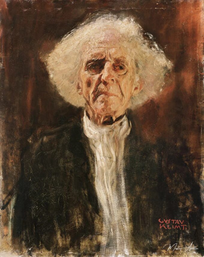 Étude de la tête d’un aveugle – Gustav Klimt Gustav Klimt