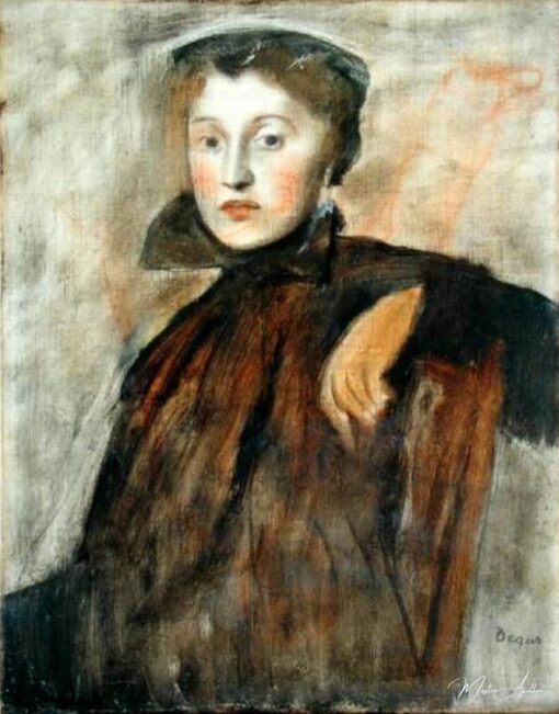 Étude pour un portrait de femme – Edgar Degas Edgar Degas