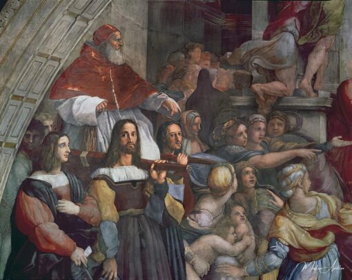 Expulsion d’Héliodore du temple – Raphaël (peintre) Raffaello Sanzio (Raphaël)