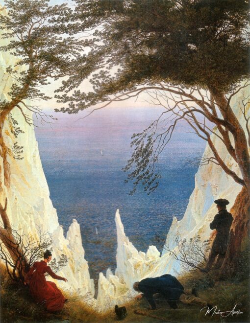 Falaises de craie sur l’île de Rügen – Caspar David Friedrich Caspar David Friedrich