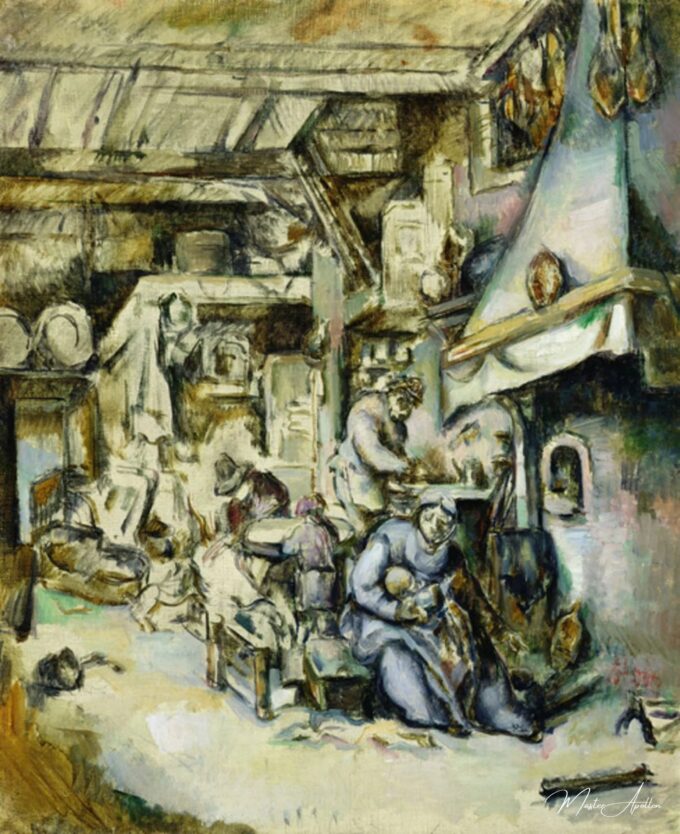 Famille de paysans dans un intérieur – Paul Cézanne Paul Cézanne