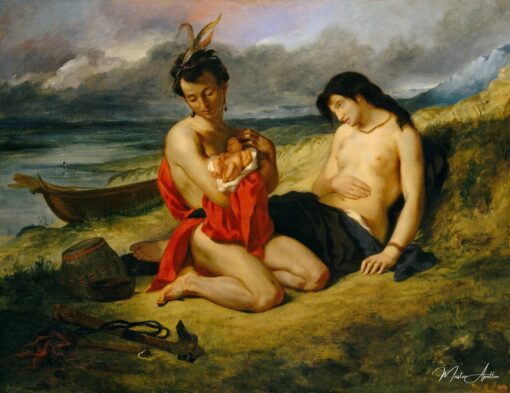 Famille d’Indiens – Eugène Delacroix Eugène Delacroix