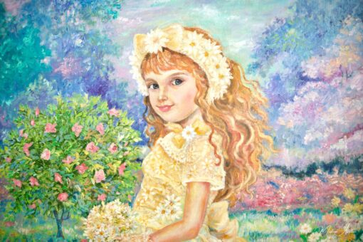 Fée des Fleurs de Marguerite | 50 x 65 cm La Galerie d'art en ligne art gallery 5