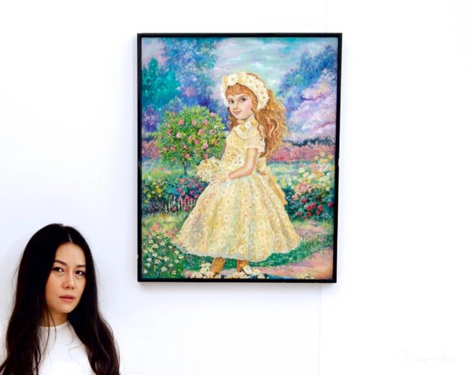 Fée des Fleurs de Marguerite | 50 x 65 cm La Galerie d'art en ligne art gallery