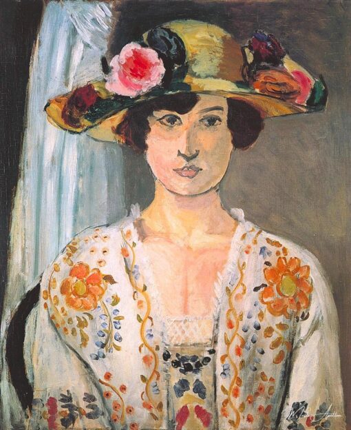 Femme au chapeau fleuri – Matisse Henri Matisse