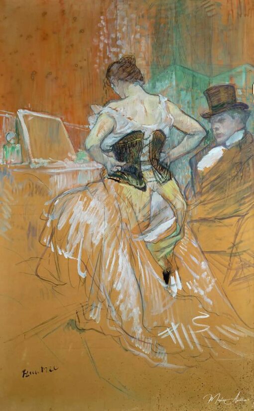 Femme avec corset – Toulouse Lautrec Henri de Toulouse-Lautrec