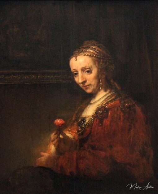 Femme avec l’oeillet – Rembrandt van Rijn Rembrandt van Rijn