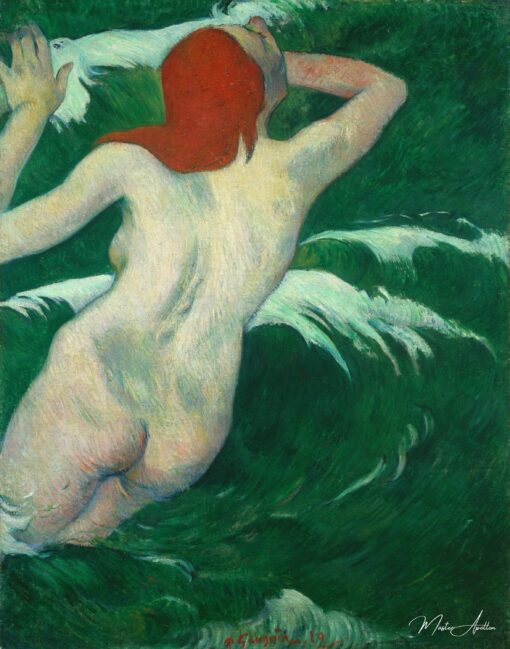 Femme dans les vagues – Paul Gauguin Paul Gauguin