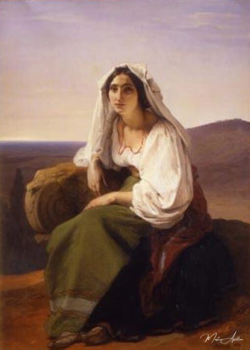 Woman from Ciociaria (Roman peasant woman) – Francesco Hayez Francesco Hayez