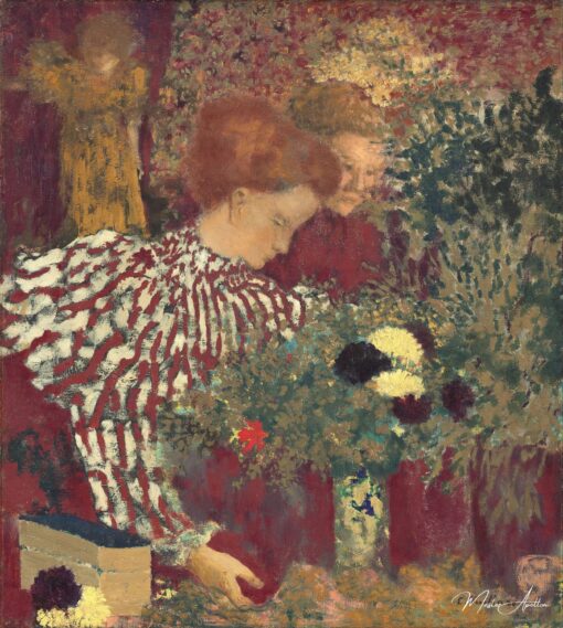 Femme en robe rayée – Édouard Vuillard Édouard Vuillard