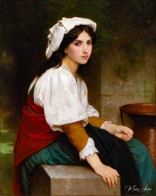 Femme italienne à la fontaine – William Bouguereau William Bouguereau