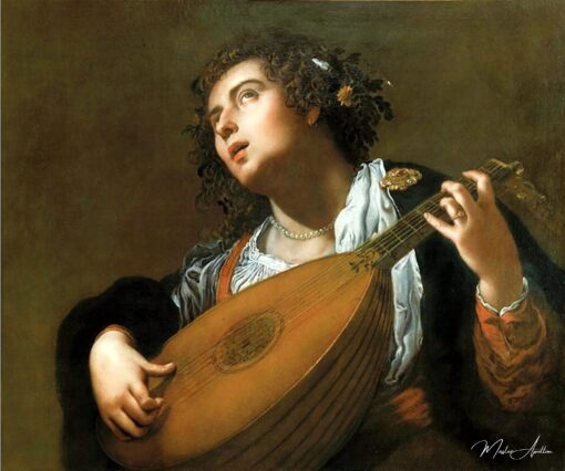 Femme jouant du luth – Artemisia Gentileschi Artemisia Gentileschi 2