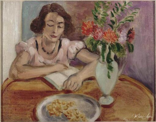 Femme lisant 1922 – Matisse Henri Matisse