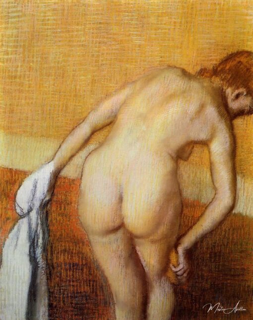 Femme prenant un bain – Edgar Degas Edgar Degas