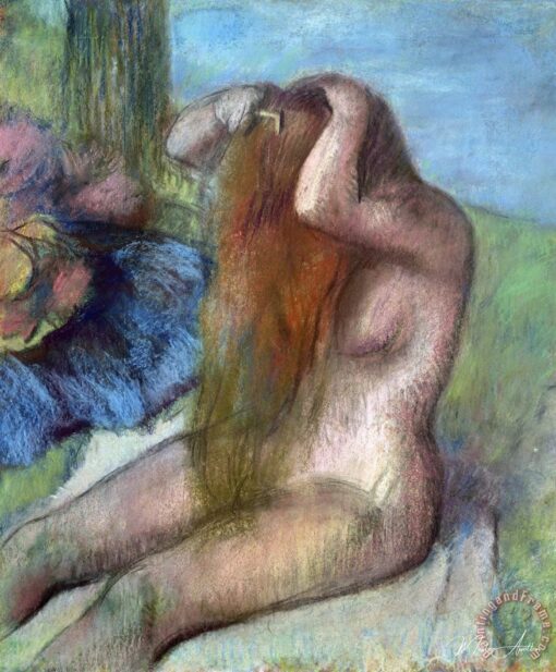 Femme se coiffant – Edgar Degas Edgar Degas