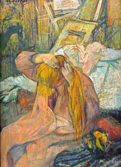 Femme se coiffant – Toulouse Lautrec Henri de Toulouse-Lautrec