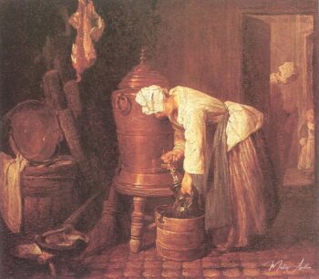 Femme tirant de l’eau d’une urne – Jean Siméon Chardin Jean Siméon Chardin