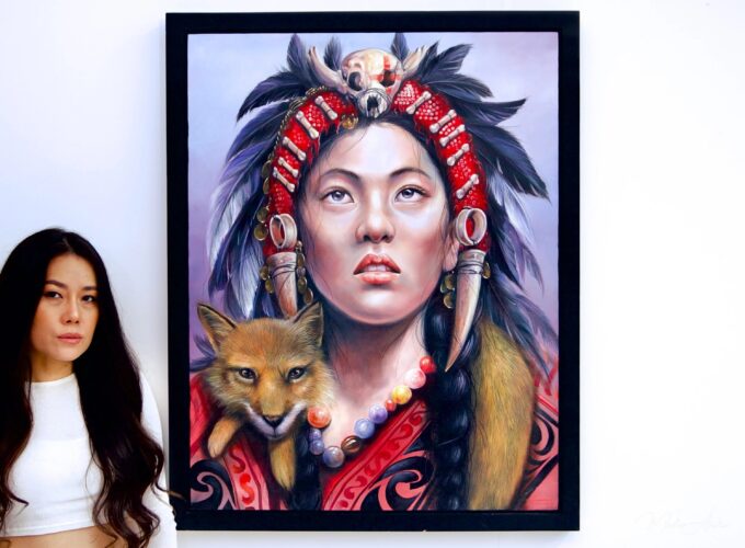 Femmes Tribales | 70 X 90 cm La Galerie d'art en ligne art gallery