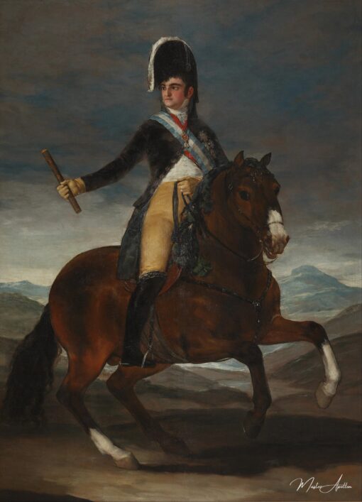 Ferdinand VII à cheval – Francisco de Goya Francisco de Goya