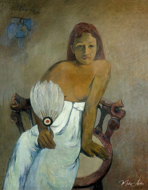 Fille avec des éventails – Paul Gauguin Paul Gauguin