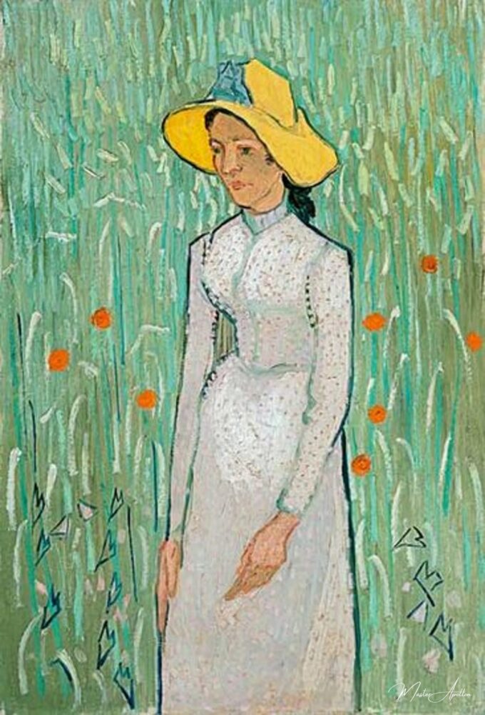 Fille en blanc – Van Gogh Vincent Van Gogh