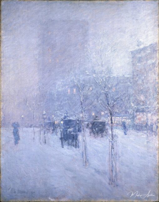 Fin d’après-midi, New York, hiver – Childe Hassam Childe Hassam