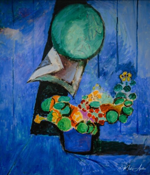 Fleurs et assiette en céramique – Matisse Henri Matisse