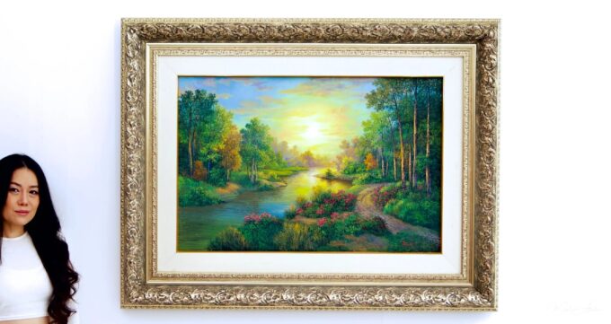 Forest and Rivers  | 90 x 60 cm La Galerie d'art en ligne art gallery