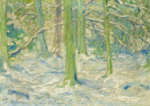 Forêt enneigée – Franz Marc Franz Marc