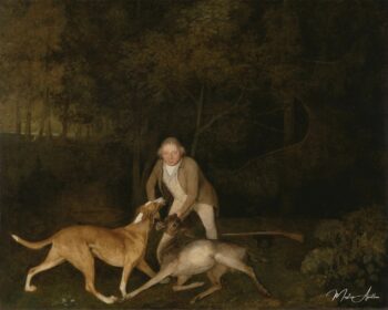 Freeman, le garde-chasse du comte de Clarendons, avec une biche et un chien – George Stubbs George Stubbs